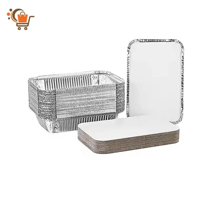 Innenansicht der 1100 ml Aluminium Menübox