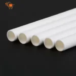 Verpackungseinheit mit 5000 weißen Papierstrohhalmen