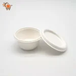 Bio-Saucenbecher mit Deckel – 1000er Karton