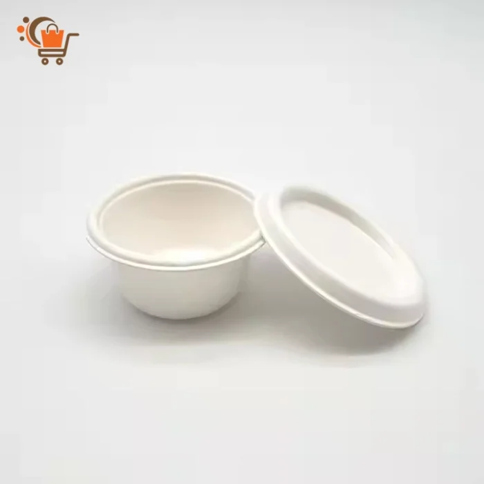 Bio-Saucenbecher mit Deckel – 1000er Karton