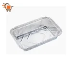 Offen dargestellte 250 ml Aluminium Menüschale